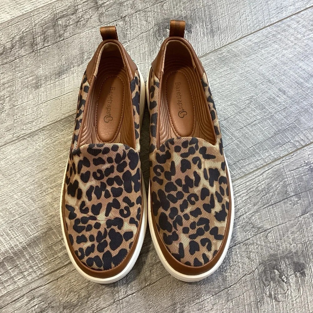 Baretraps Nevin Animal Print Sneakers Size 6M NEW